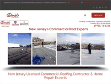 Tablet Screenshot of danieleconstructionnj.com